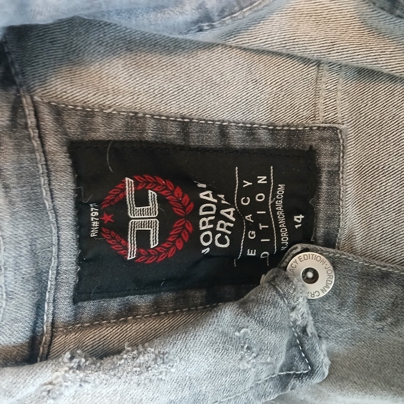 Jordan Craig Denim Boys Jacket Size 14 - Picture 6 of 7